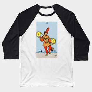 Tarot Card = Two of Pentacles Baseball T-Shirt